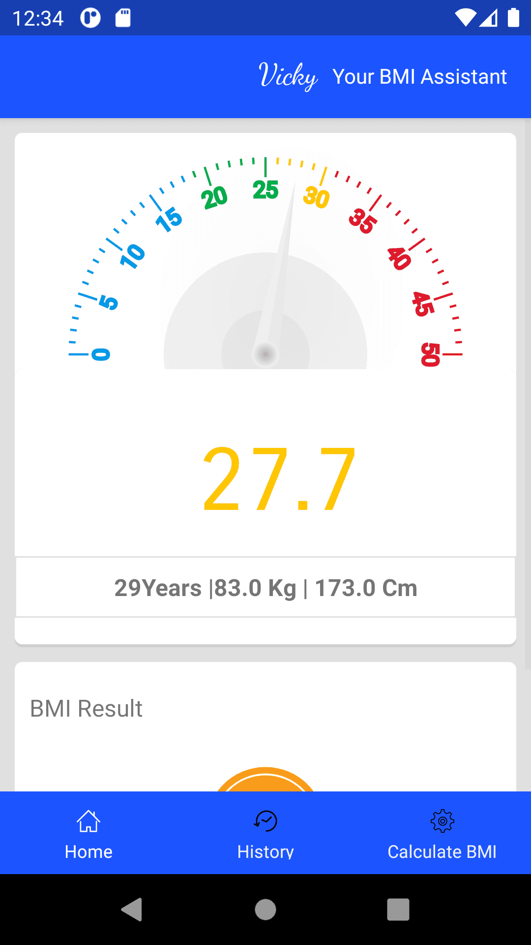Vicky: Ihr BMI-Assistent