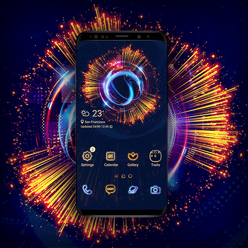 Elegant Glowing Circle