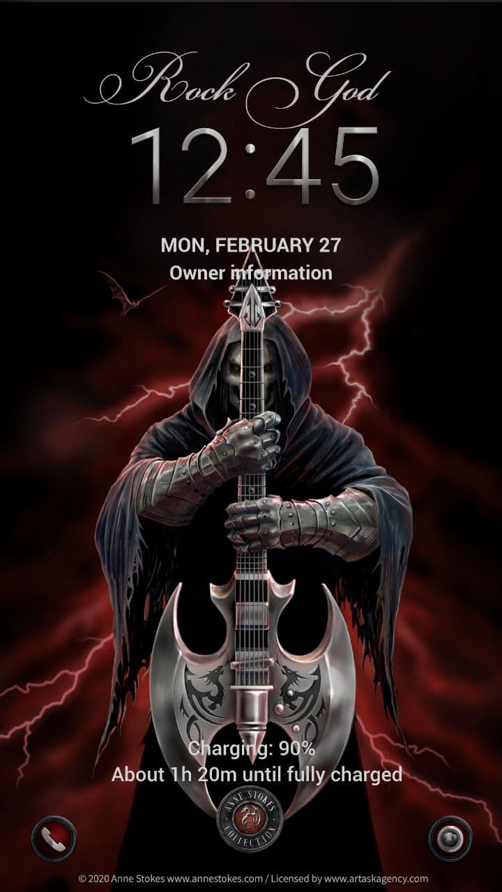 Anne Stokes: Rock God