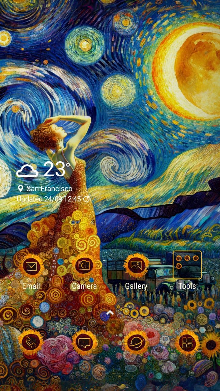 Schönheit In Der Sternennacht