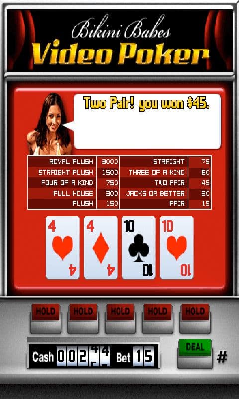 Bikini Babes Video Poker