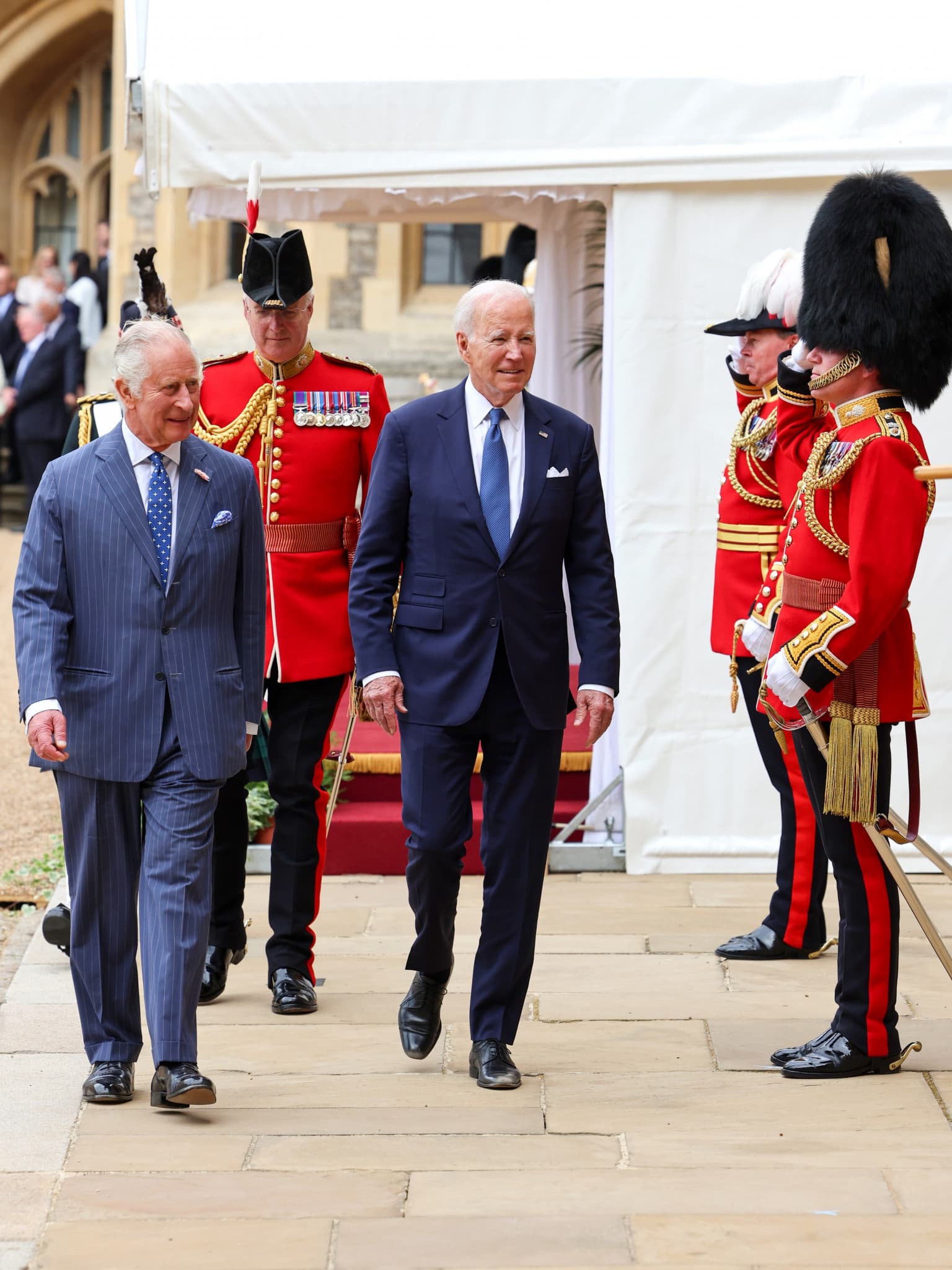König Charles III. 'scheint die Geduld verloren zu haben, als er versuchte, US-Präsident Joe Biden dazu zu bewegen, während seines Treffens weiterzulaufen'