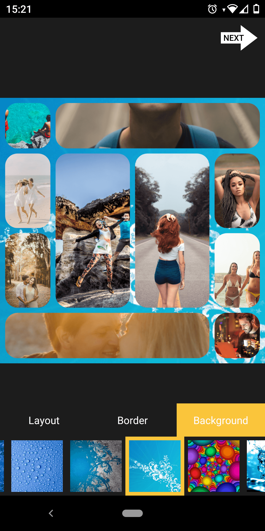 Foto-Editor einfärben