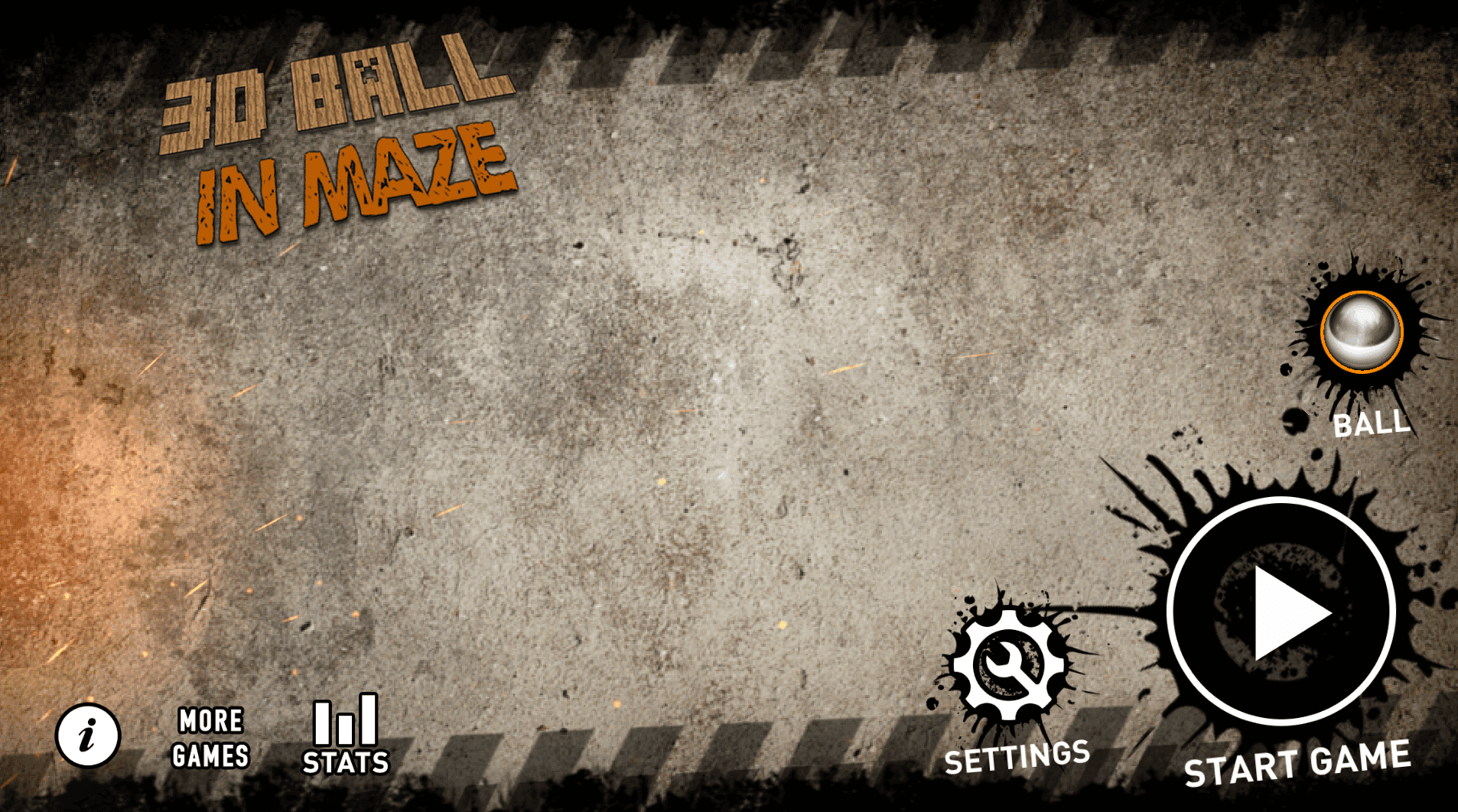 3D-Ball im Labyrinth