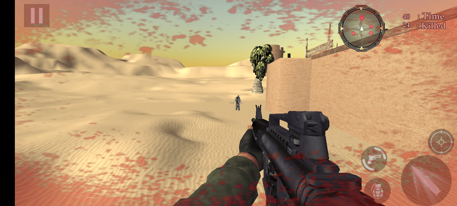 Wüstensturm Kommando Schießerei