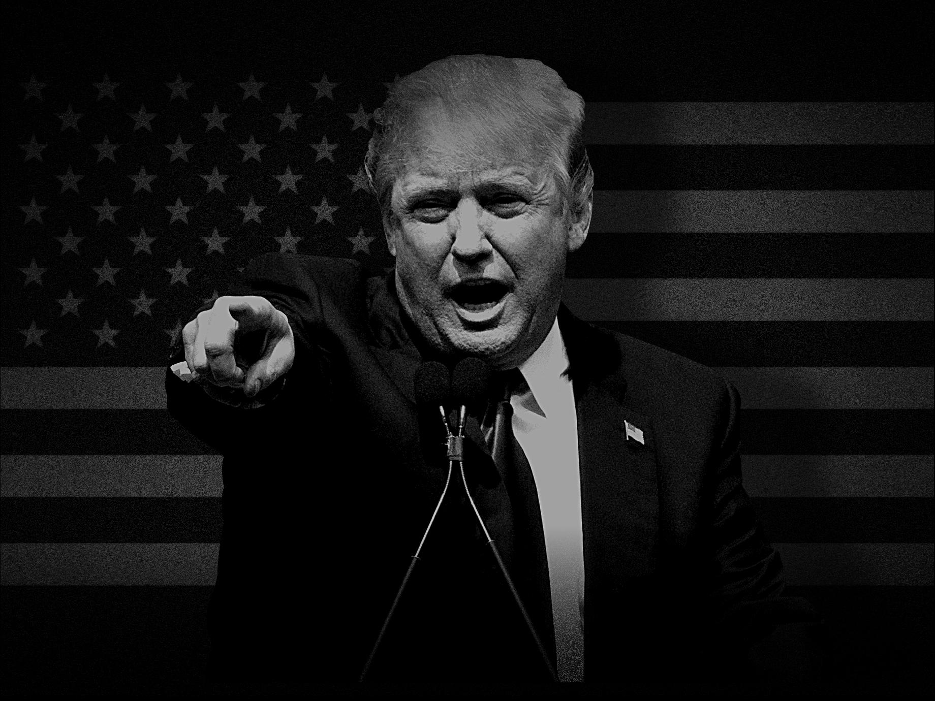 Präsident Donald Trump wird Amerika zerstören und alles ruinieren, was Sie lieben