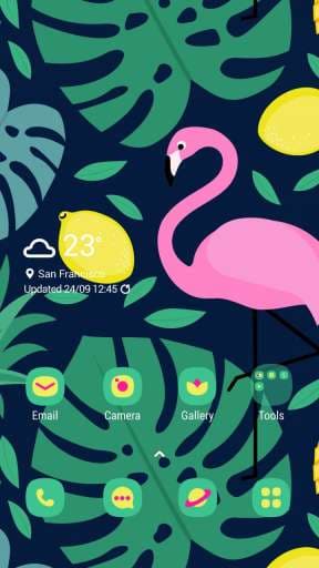 Flamingo-Sommer-Muster