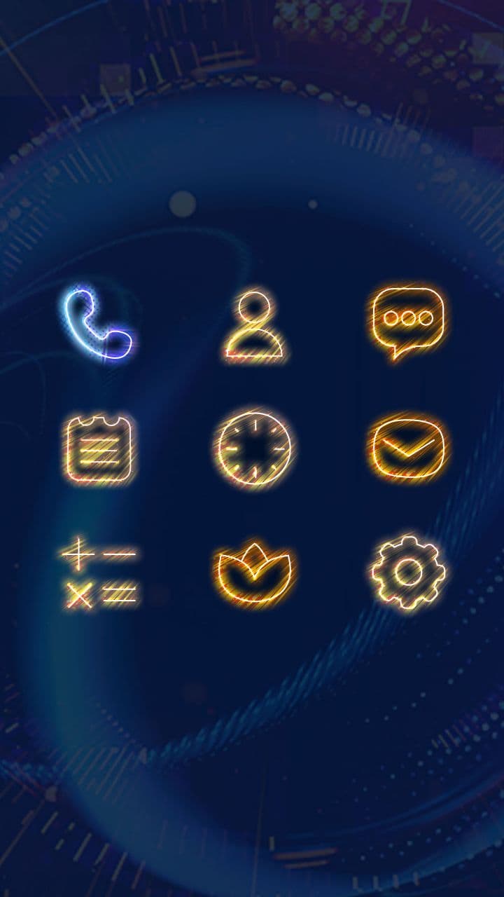 Elegant Glowing Circle