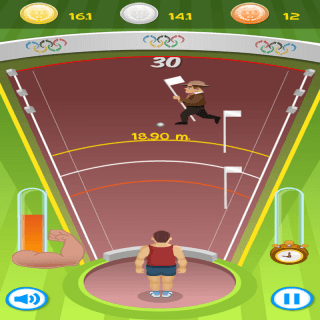 Meisterschaft im Kugelstoßen