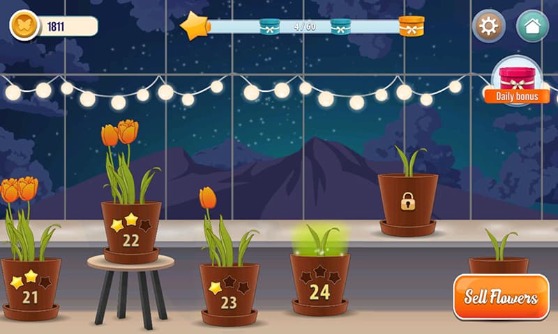 Solitaire TriPeaks Flowers 2