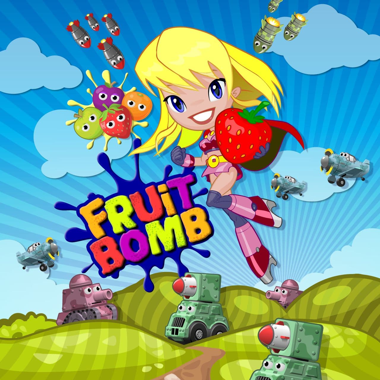 Fruchtbombe mit Rocket-Girl