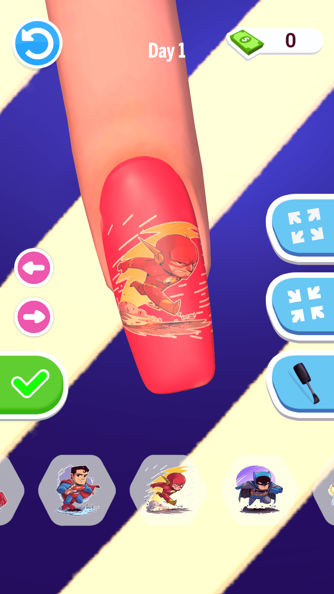 Superhelden-Nagelsalon