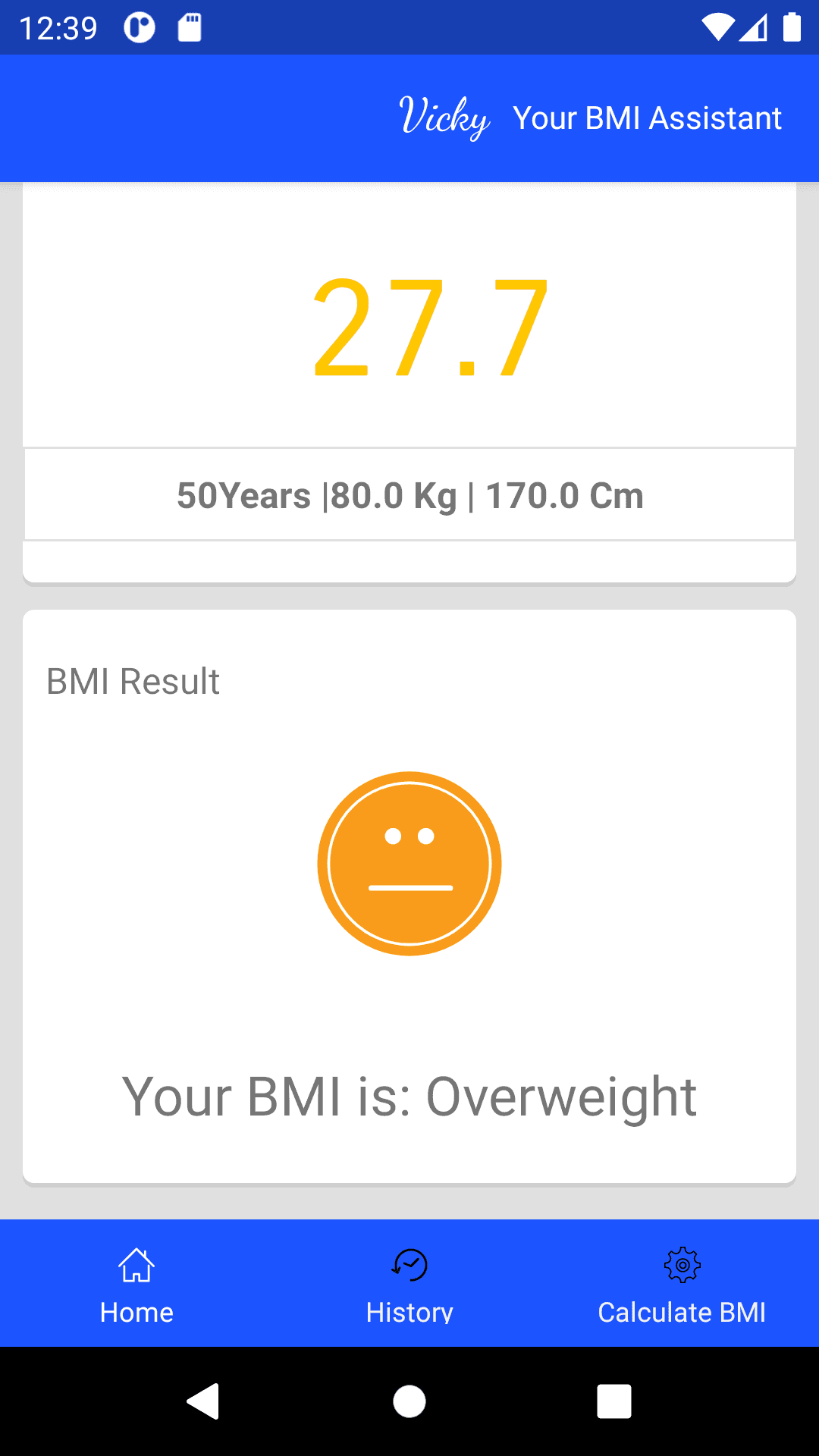 Vicky: Ihr BMI-Assistent