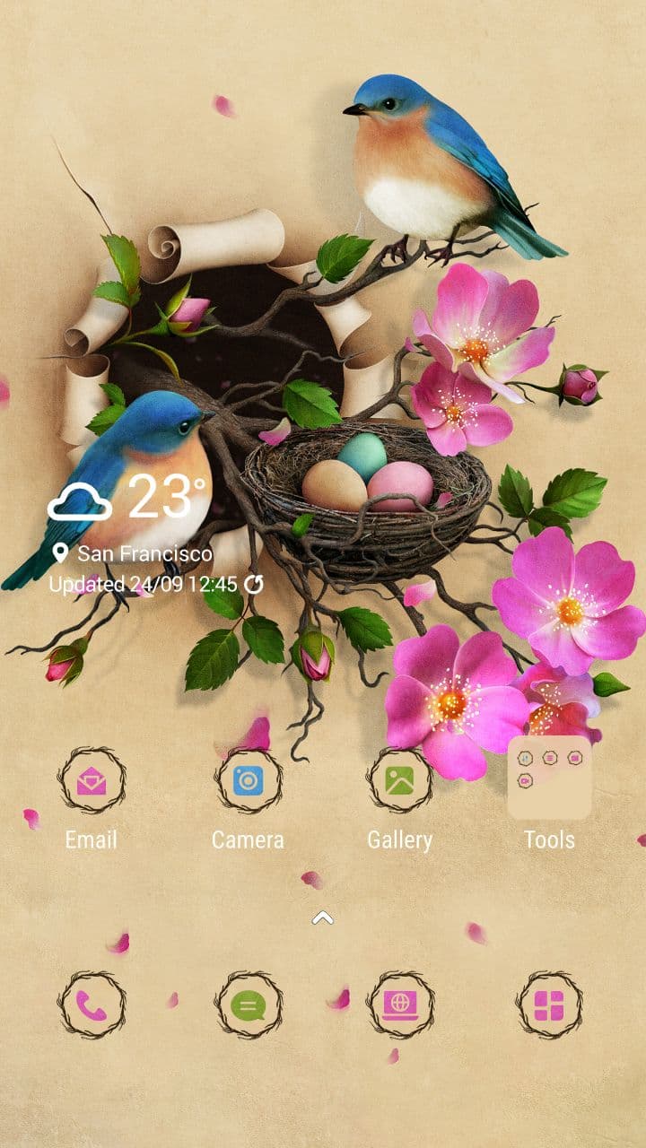 Gemütliches Nest Für Ostern