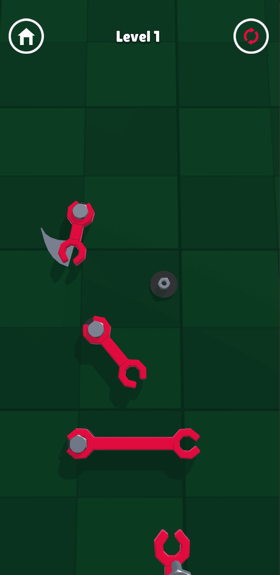 Schraubenschlüssel Entriegelung