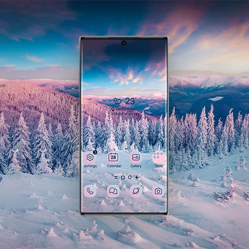 Schöne Winterlandschaft