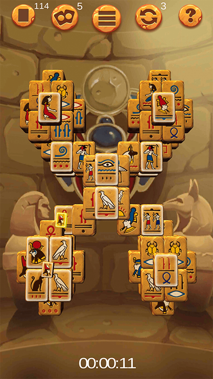 Zweiseitiger Mahjong Cleopatra 2