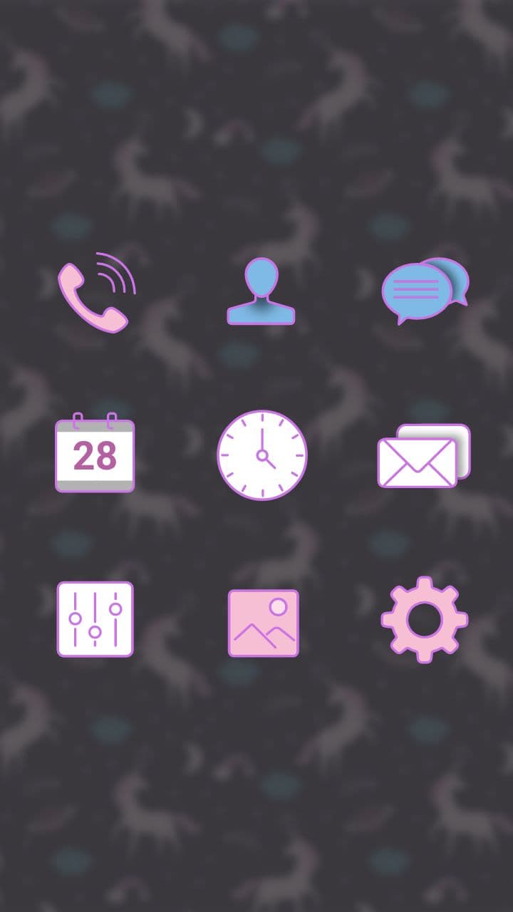 Einhörner-Traumthema