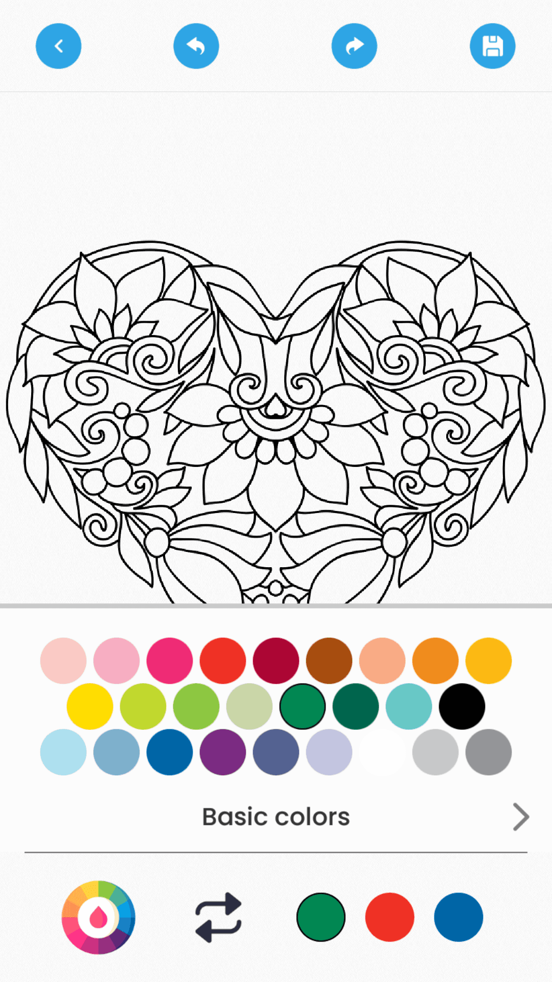 Malbuch für Erwachsene