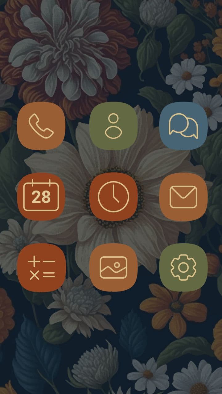 Vintage Florale Eleganz