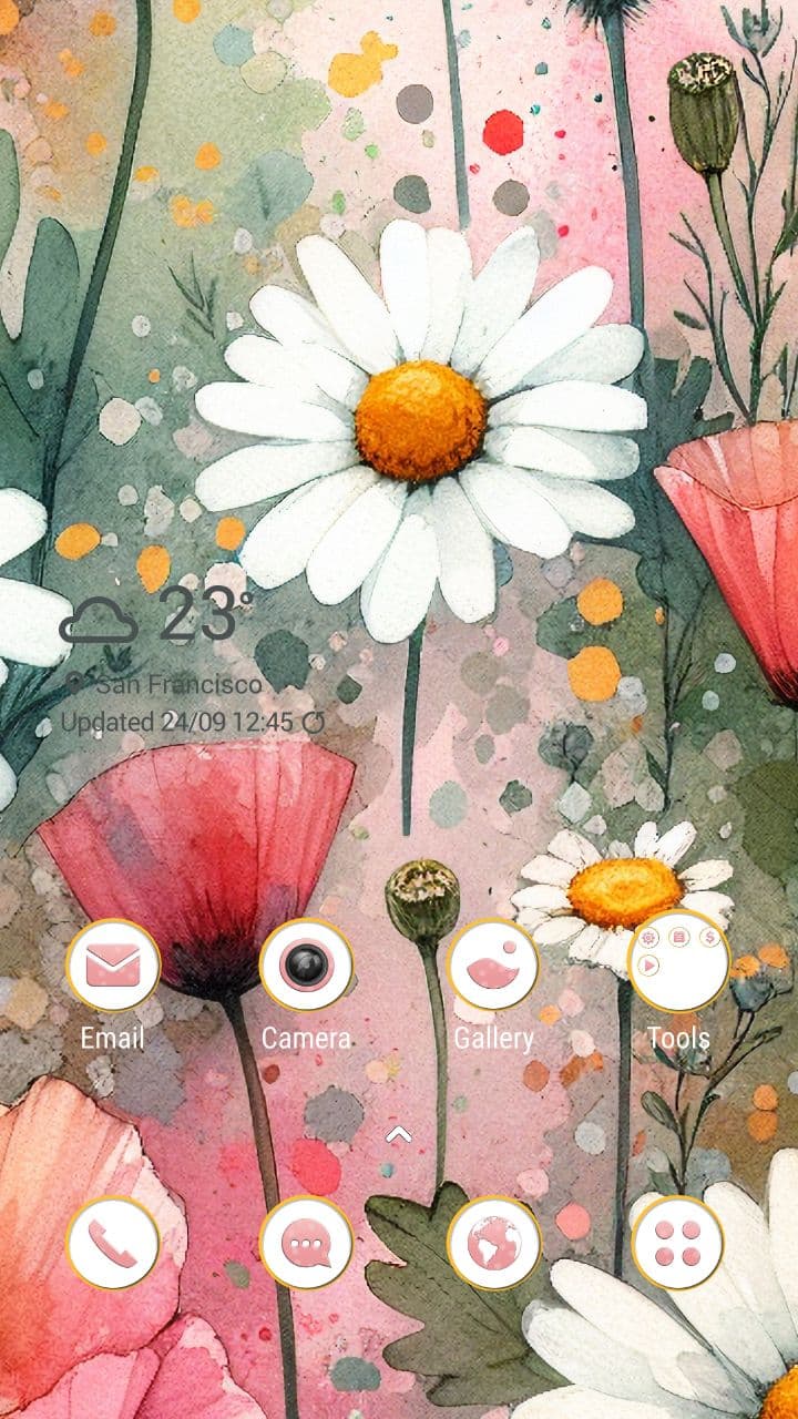 Aquarell Gänseblümchen