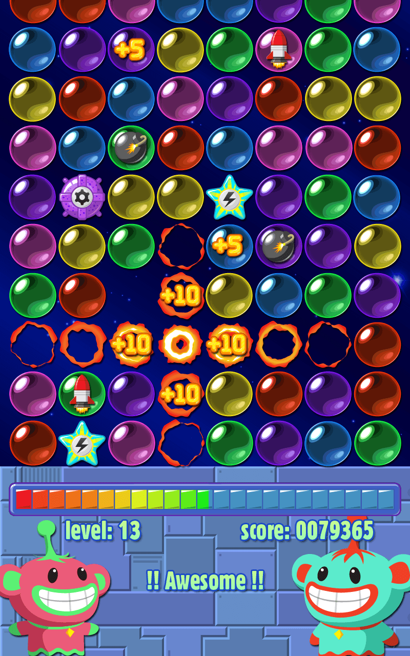 5 Blasenspiele in 1