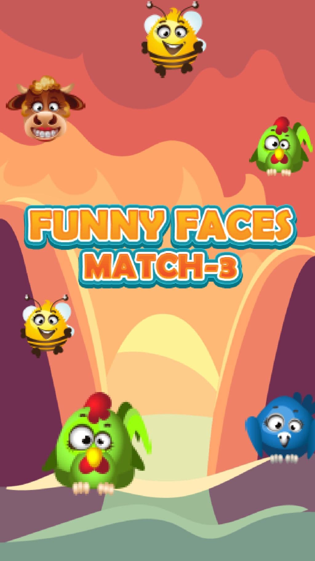 Funny Faces Match 3