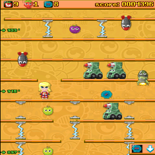 Fruchtbombe mit Rocket-Girl