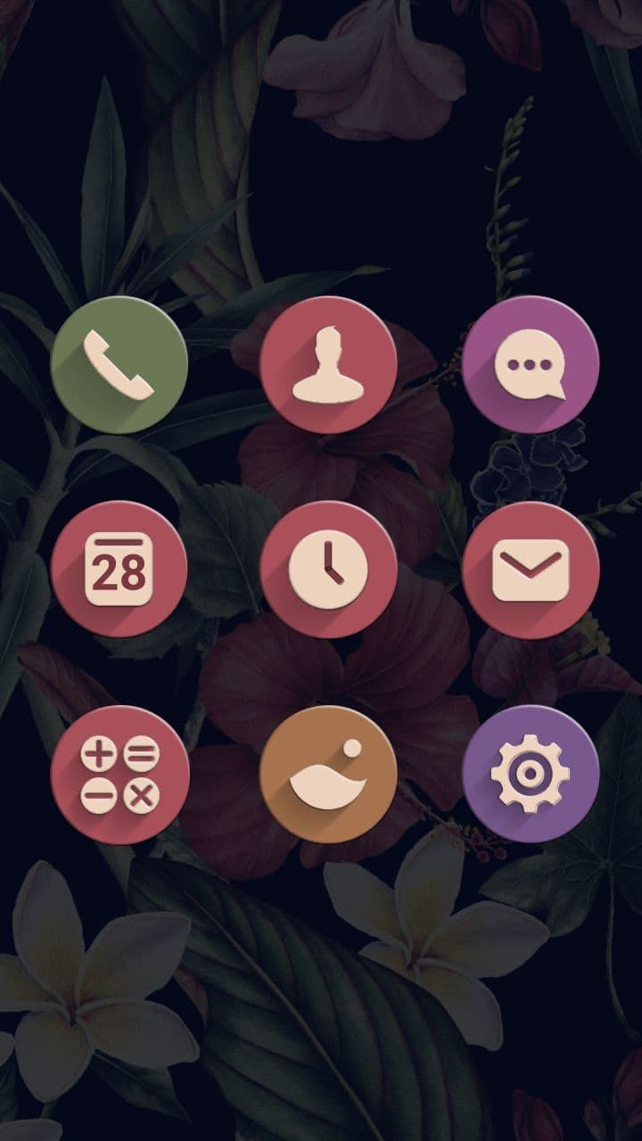 Bunte Tropische Blumen