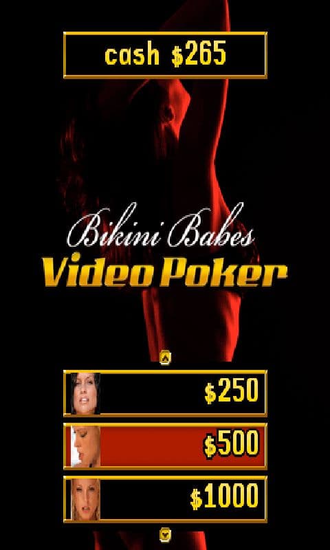 Bikini Babes Video Poker