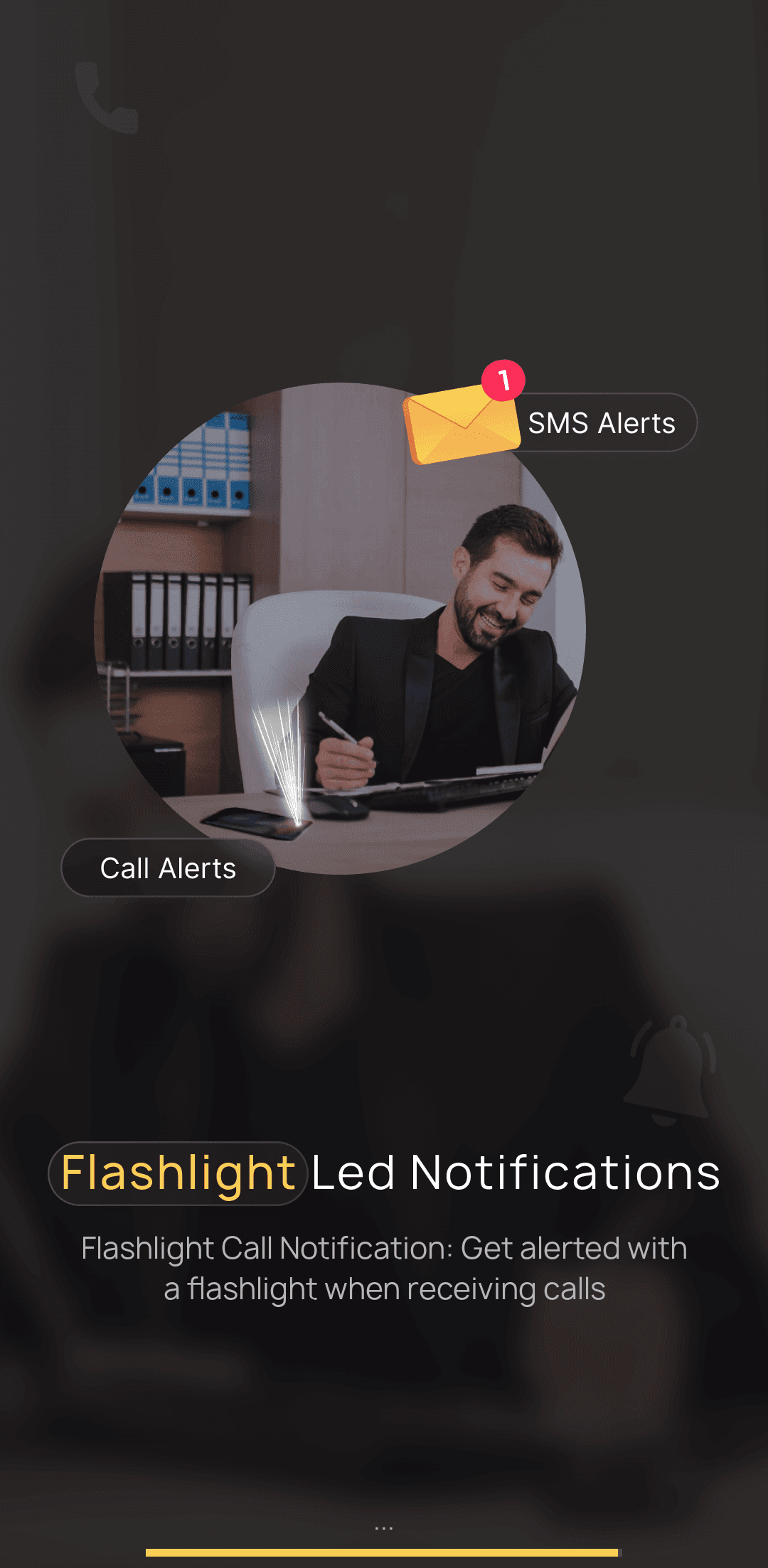 Taschenlampe Led-Benachrichtigungen