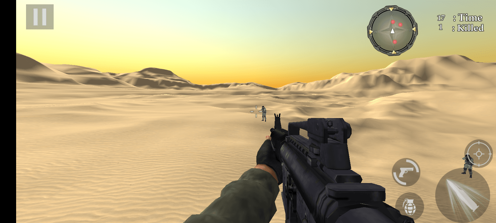 Wüstensturm Kommando Schießerei