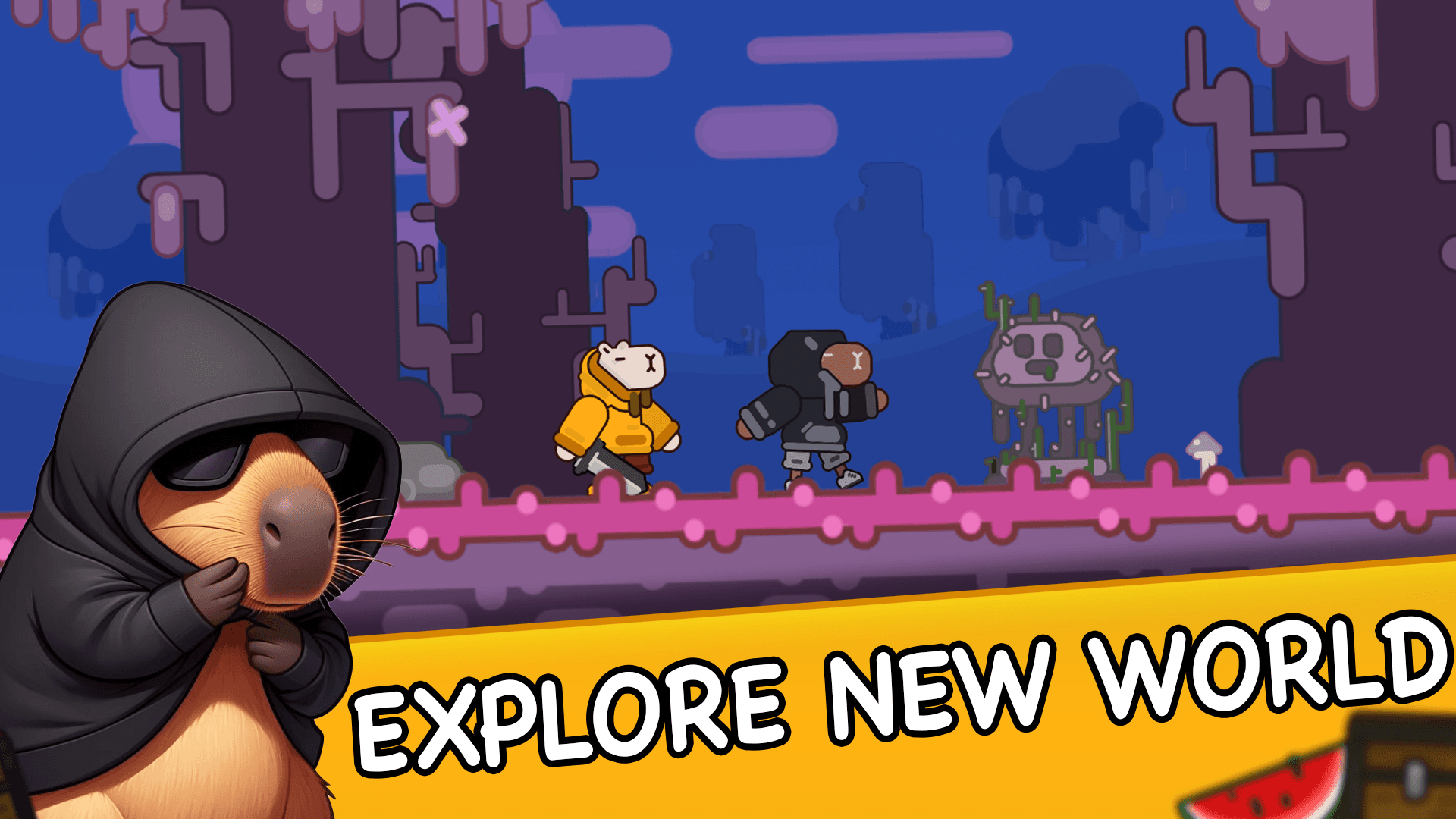 Capybara Treasure World Rush