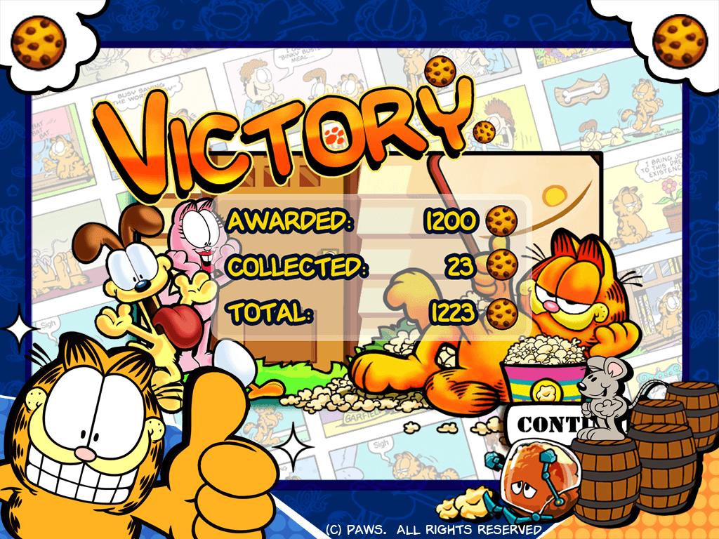 Garfields Verteidigung