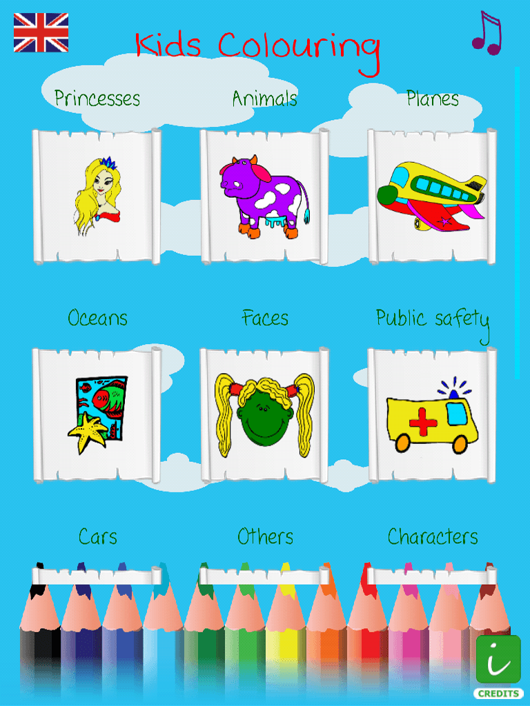 Kinder-Malbuch