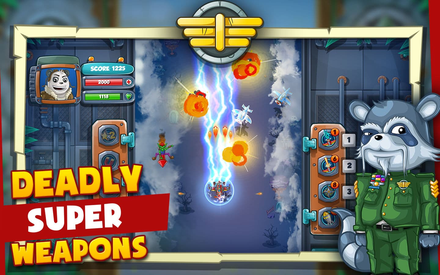 Panda Commander Air Combat