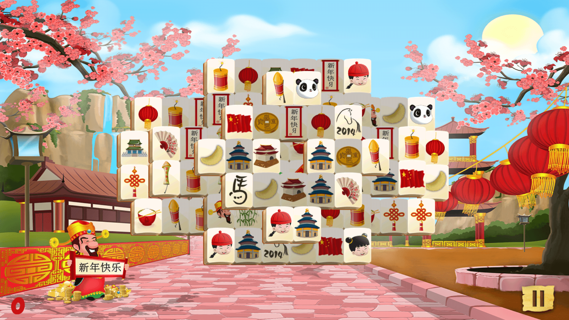 Mahjong Plum Garden