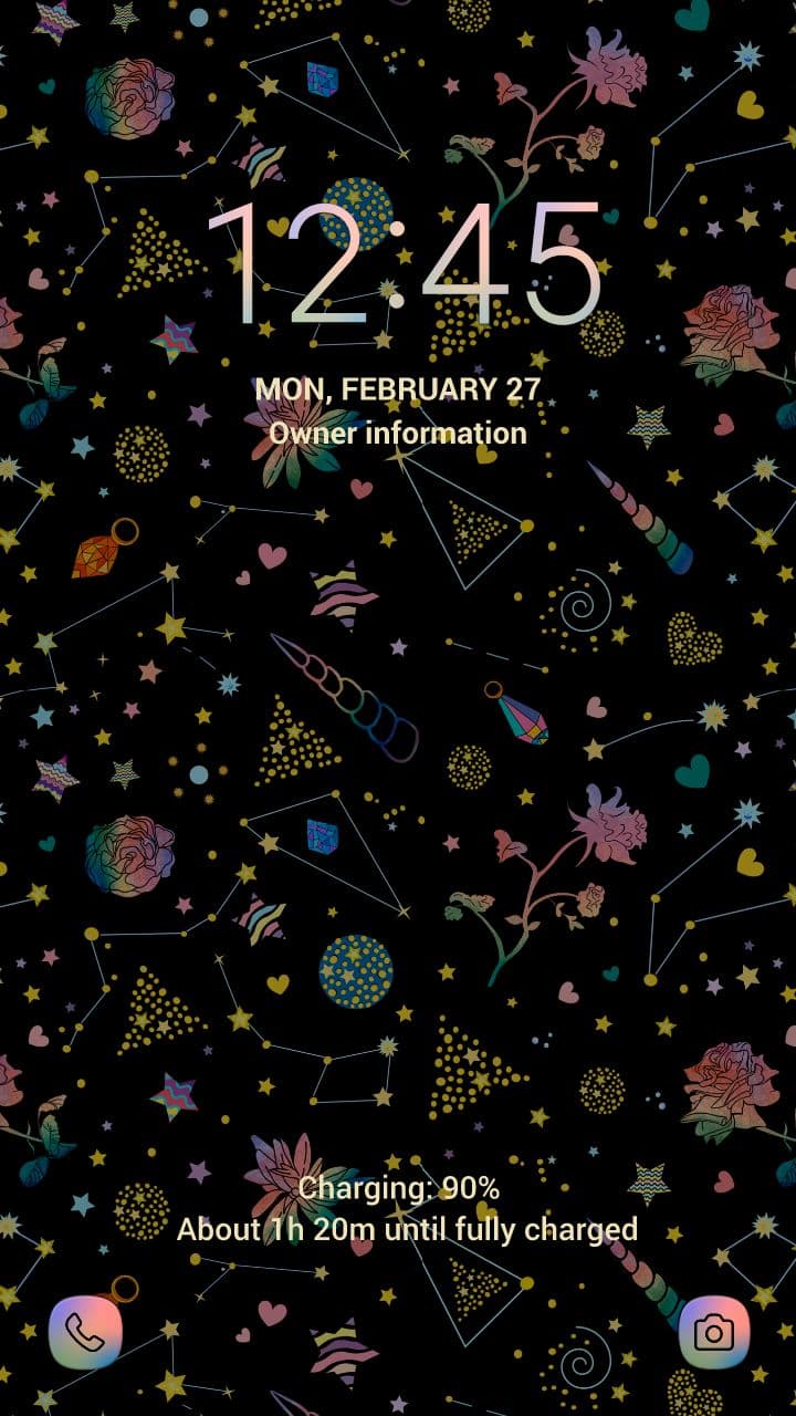 Mehrfarbiges Magisches Muster