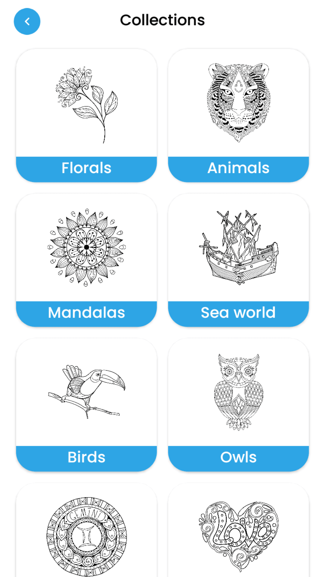 Malbuch für Erwachsene