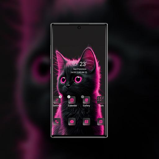 Rosa Neonkatze