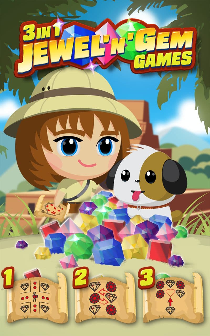 3 in 1 Jewel ‘n’ Gem Games