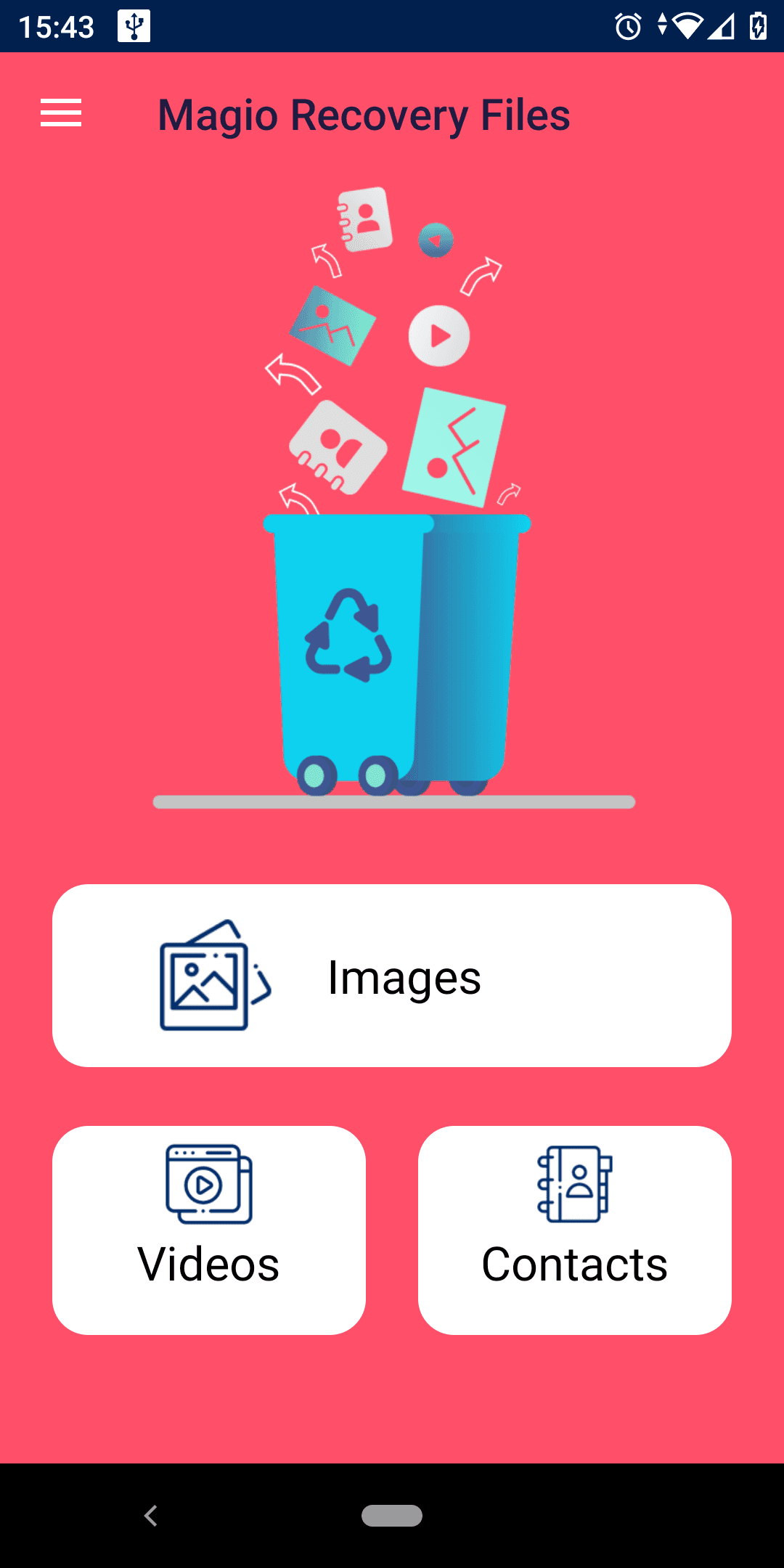 Magio Recovery Dateien