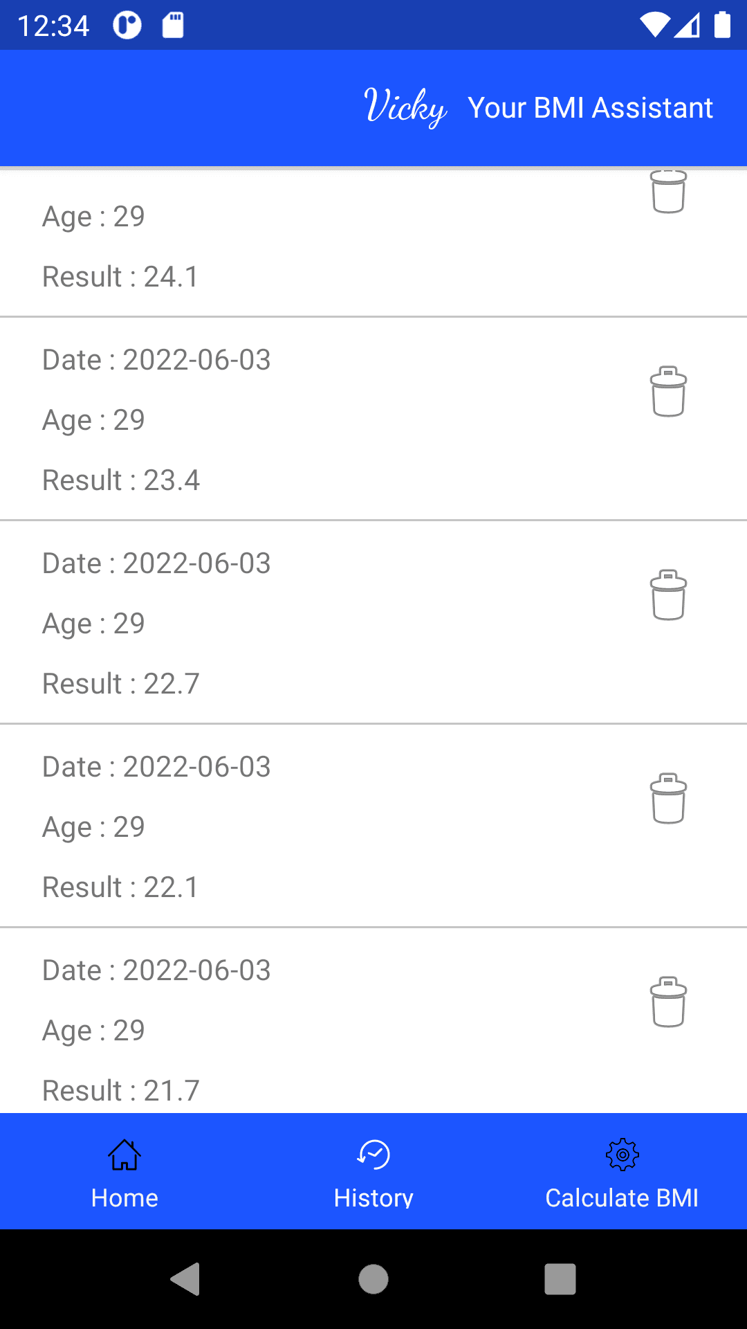 Vicky: Ihr BMI-Assistent