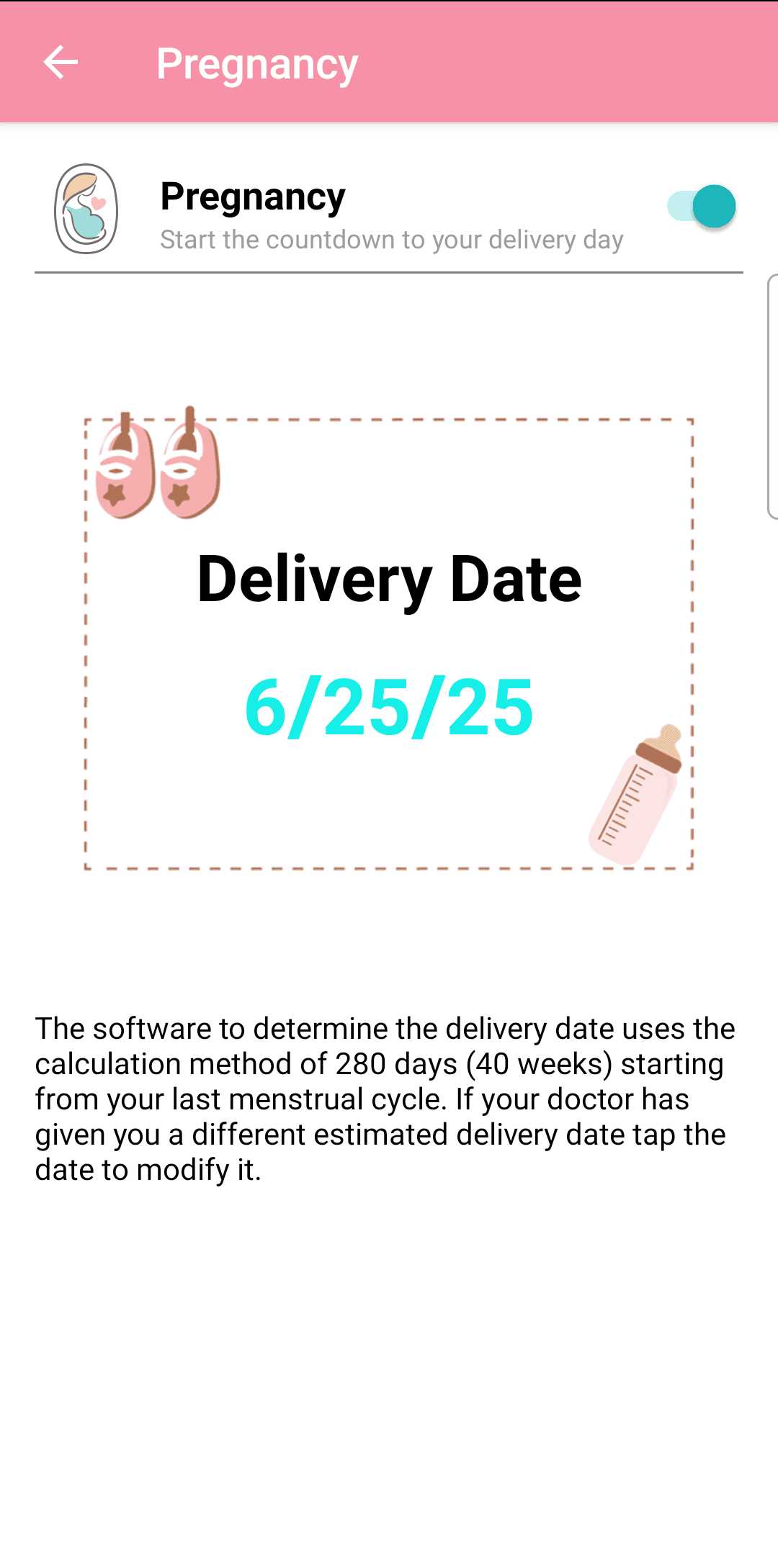 Eva Periode und Ovulation Tracker