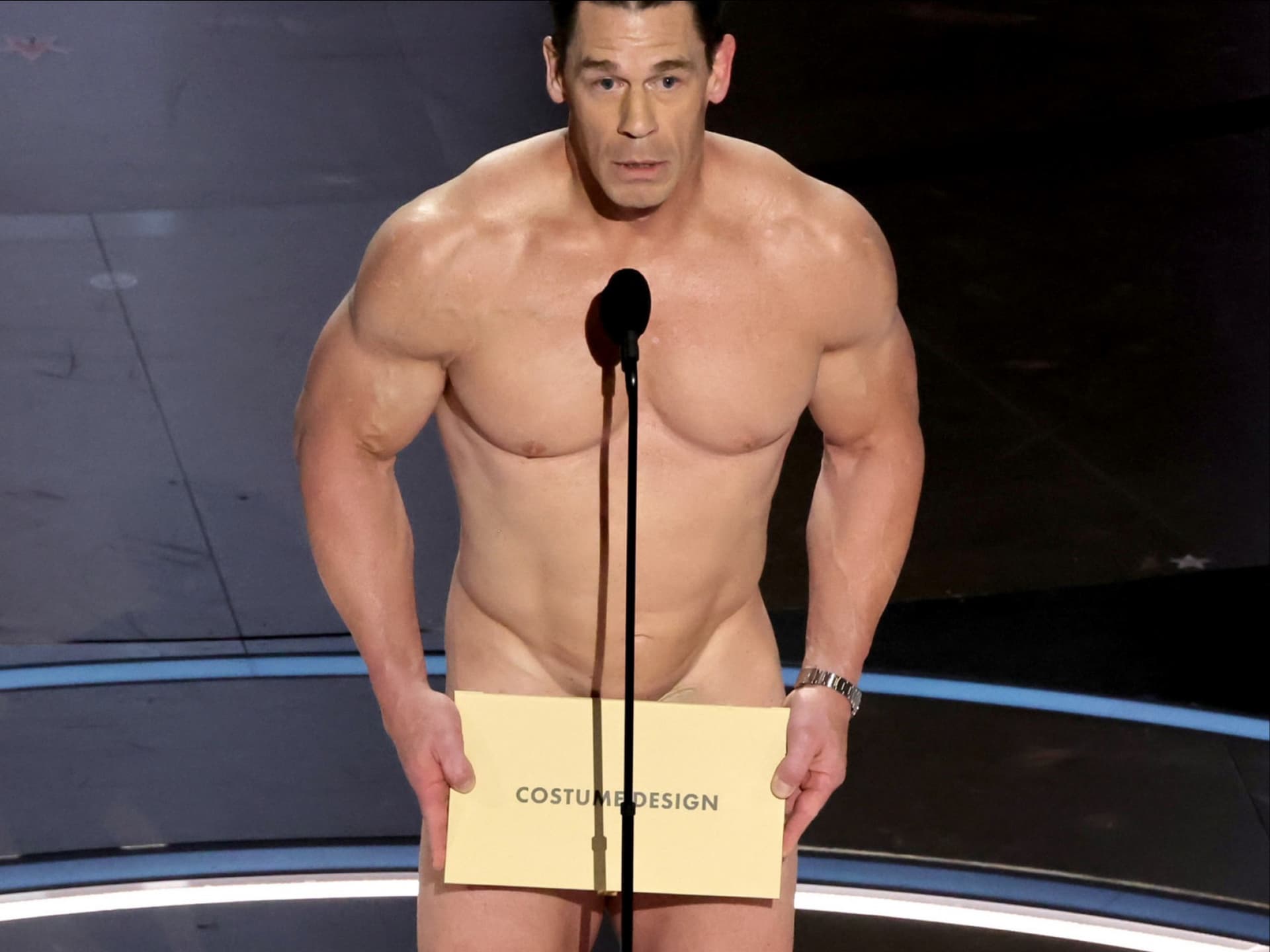 John Cena: Nackt auf der Oscar-Bühne