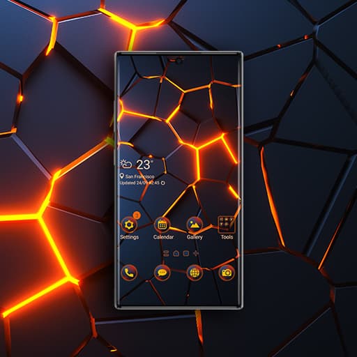 Gebrochene Oberfläche