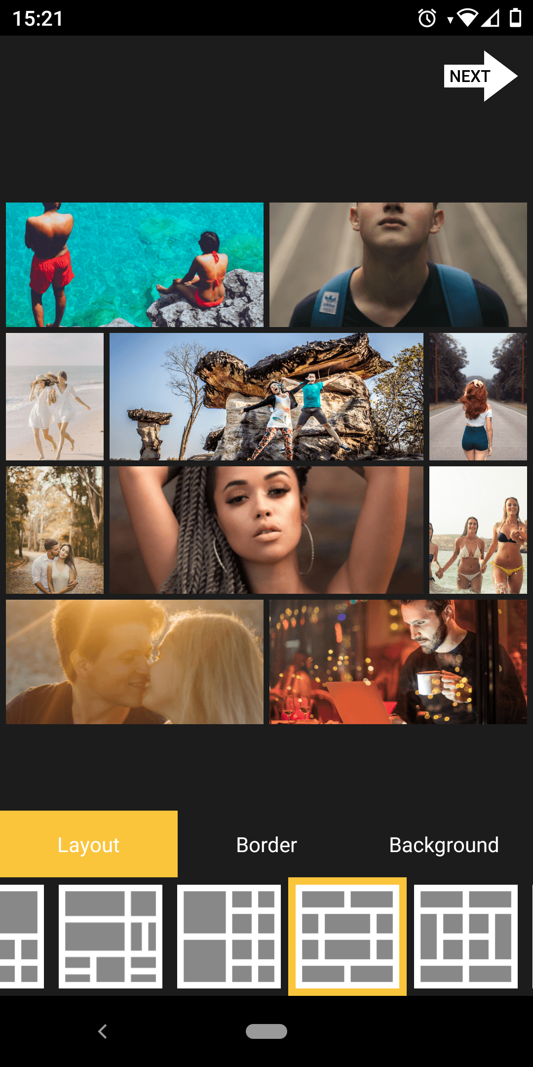 Foto-Editor einfärben