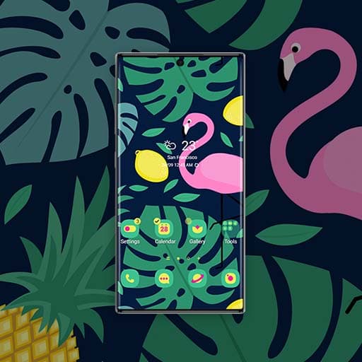 Flamingo-Sommer-Muster