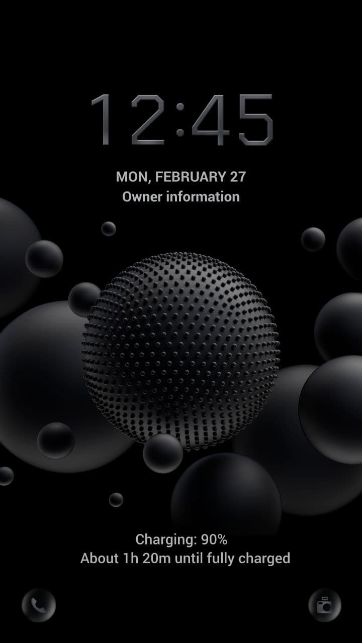 Minimalistisches Monochrom