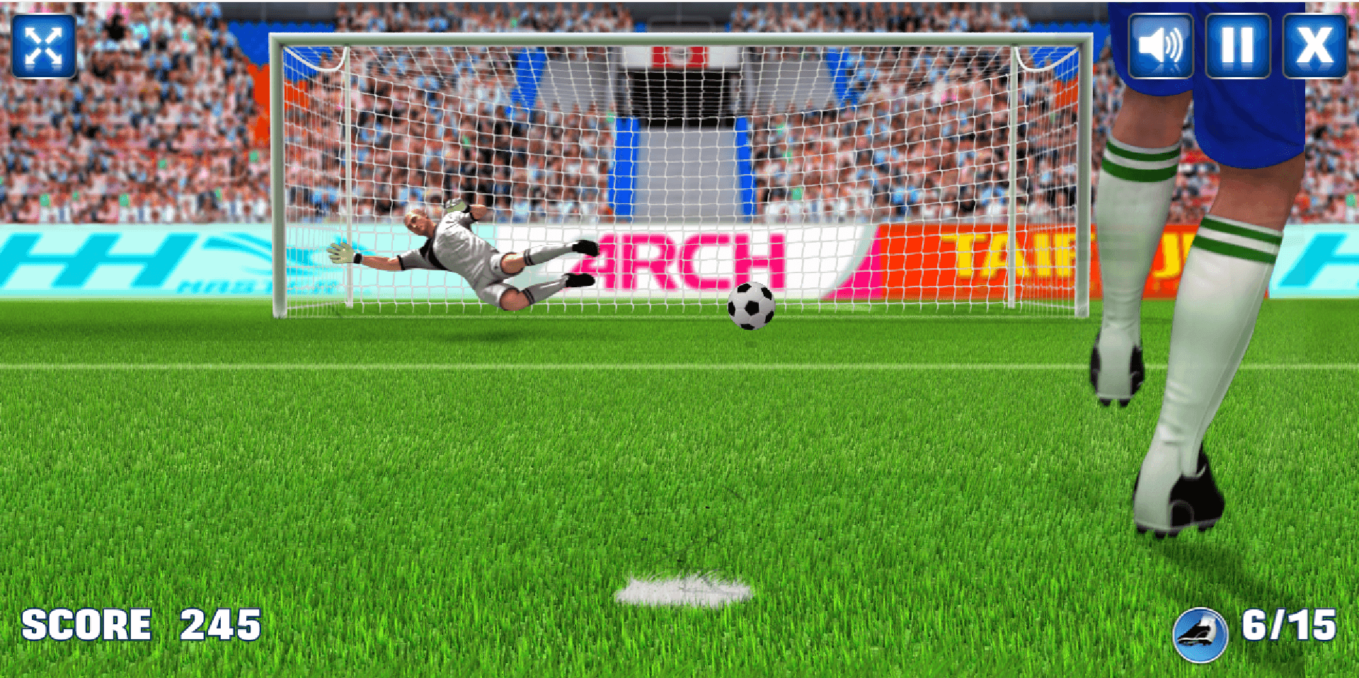 Penalty Shoot out HMTL5